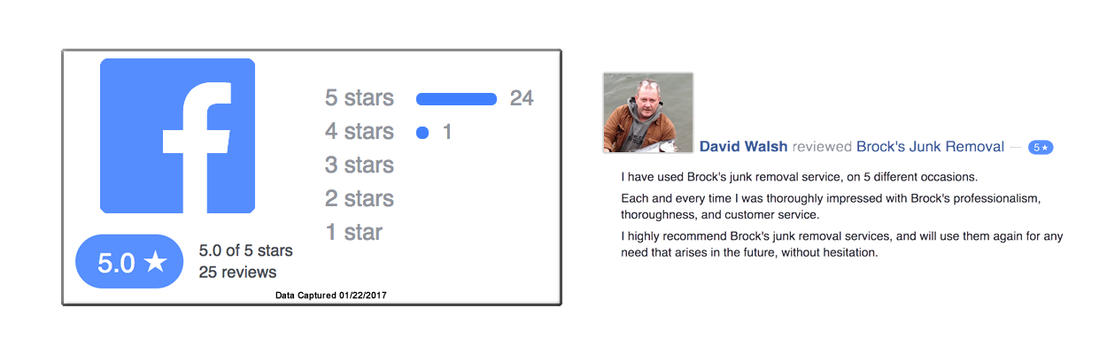 Facebook Brock's Junk Removal